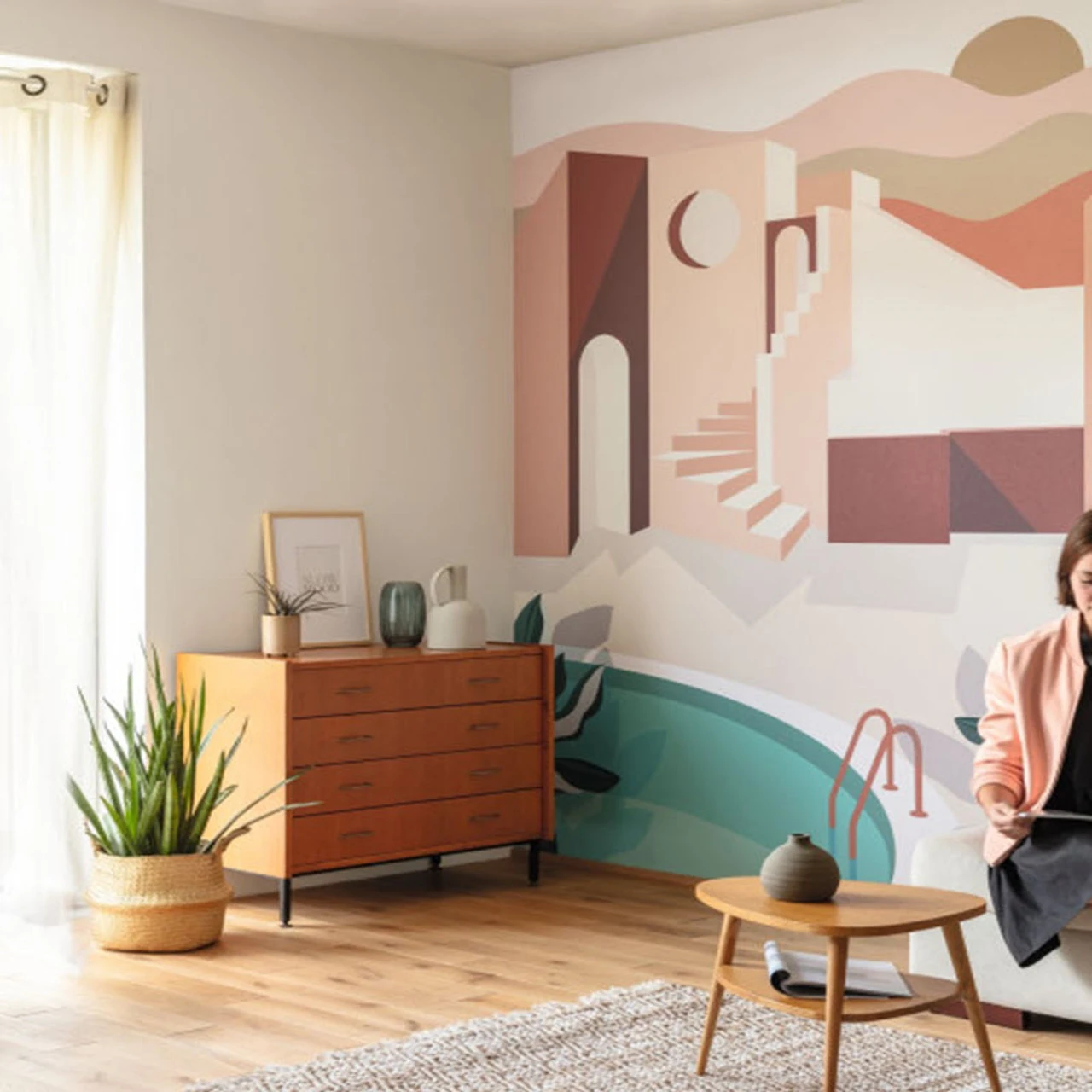 LBY102144044 Archways Labyrinth Wall Mural By Caselio 2 LBY102144044 Archways Labyrinth Wall Mural By Caselio - Image 2