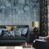 120412 Enchanted Vale Midnight Mural Wallpaper By Clarissa Hulse