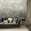 120418 Tanias Garden Pebble Mural Wallpaper By Clarissa Hulse