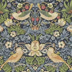 212564 Strawberry Thief Archive II Wallpaper By Morris & Co