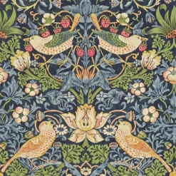 216804 Strawberry Thief Compilation Wallpaper By Morris & Co