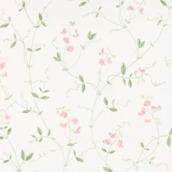 490-24 Sanna Arv Light Pink Wallpaper By Sandberg