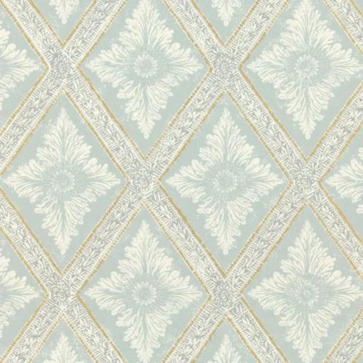 493-27 Ludvig Arv Turquoise Wallpaper By Sandberg -Home Wallpaper 493 27 22138.1662033064