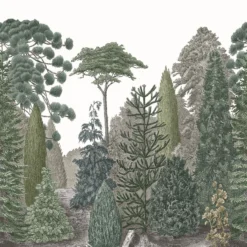 MEDI87457206 Pinede Mural Mediterranee Wallpaper By Casadeco