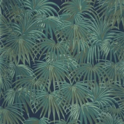 88657557 Charleston Twenties Vert Canopee Wallpaper By Casadeco