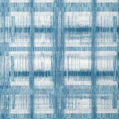 AT9849 Takao Weave Nara Navy Wallpaper By Anna French