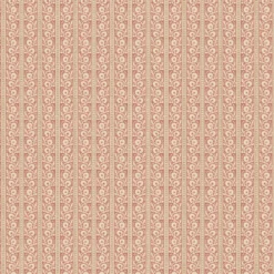 BW45113/3 Bibury House Small Prints Red/Sand Wallpaper By GP & J Baker