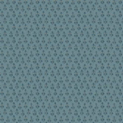 BW45117/5 Poppy Sprig House Small Prints Blue Wallpaper By GP & J Baker