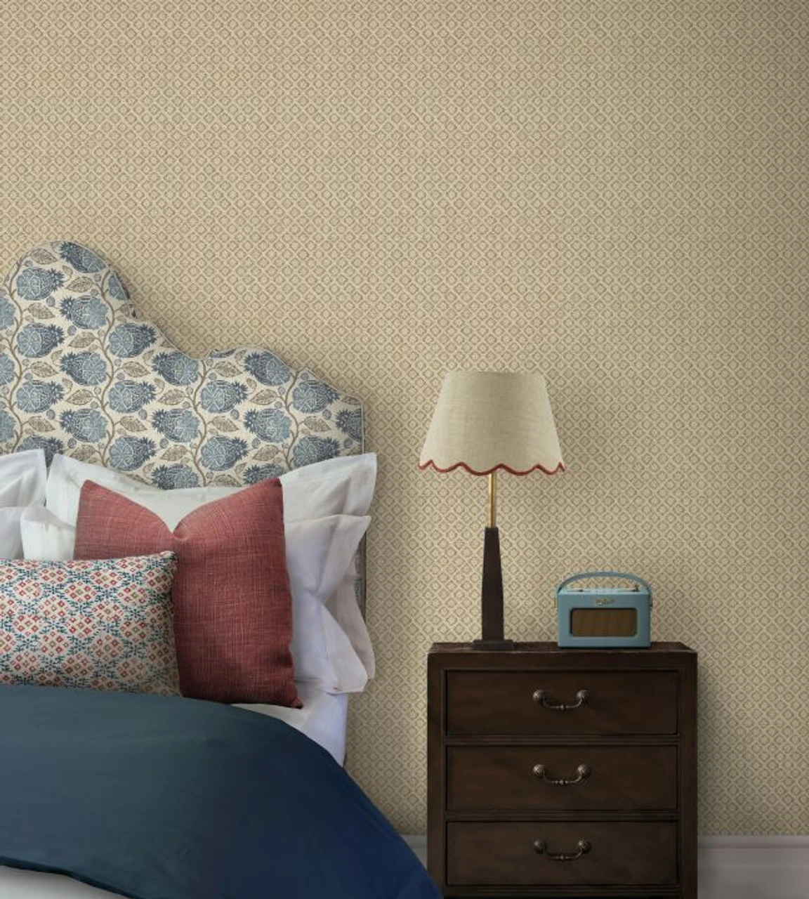 BW45119/1 Indus Flower House Small Prints Green Wallpaper By GP & J Baker 2 BW45119/1 Indus Flower House Small Prints Green Wallpaper By GP & J Baker - Image 2