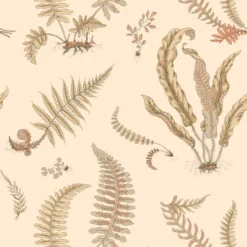 BW45122/2 Ferns Baker Originals Parchment Wallpaper By GP & J Baker
