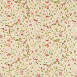 227068 Aril's Garden Arboretum Olive And Mulberry Fabric By Sanderson
