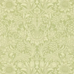 210477 Sunflower Compendium I & II Wallpaper By Morris & Co