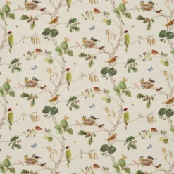 225511 Woodland Chorus Arboretum Linen Multi Fabric By Sanderson