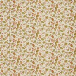 225530 Woodland Berries Arboretum Rosehip And Moss Fabric By Sanderson