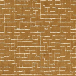 F1685/01 Kupka Urban Bronze Fabric By Clarke & Clarke
