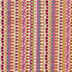 F1687/02 Orpheus Urban Magenta / Peacock Fabric By Clarke & Clarke