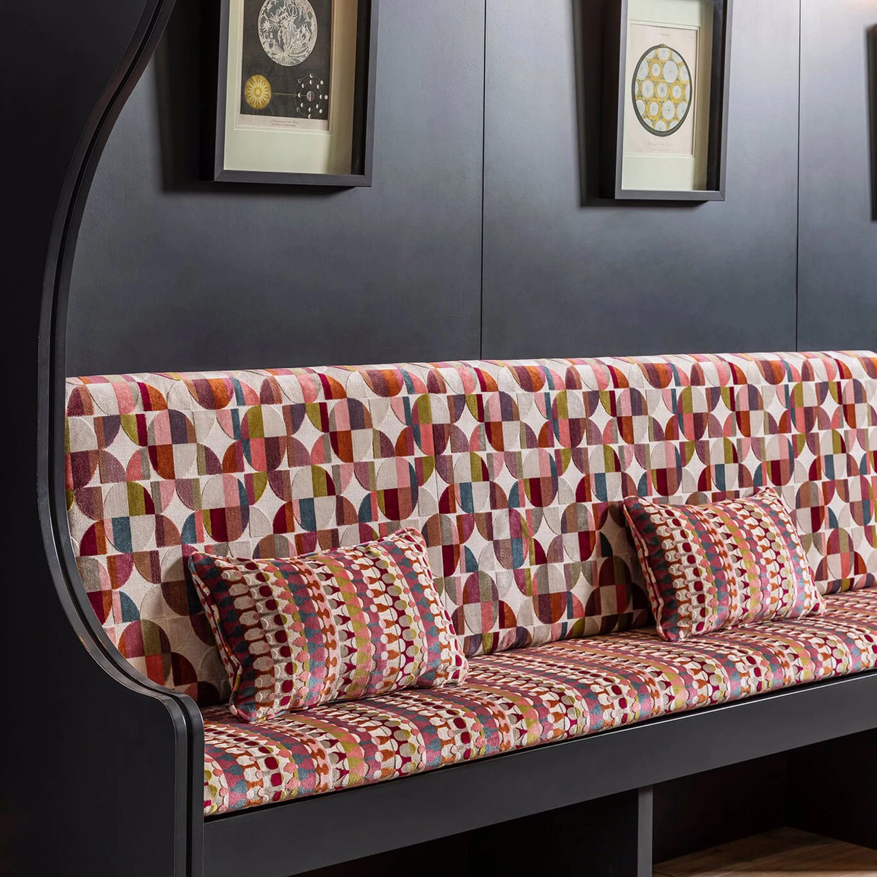 F1687/01 Orpheus Urban Denim Fabric By Clarke & Clarke 2 F1687/01 Orpheus Urban Denim Fabric By Clarke & Clarke - Image 2