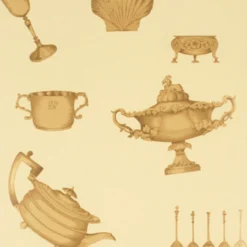 FG058T42 Family Silver Imperial Wallpaper From Mulberry