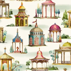 FG093/H113 Follies Icons Wallpaper By Mulberry Home