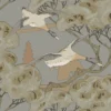 FG102/A116 Grand Flying Duck Icons Wallpaper By Mulberry Home