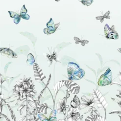 PDG1058/02 Papillons Mandora Wallpaper By Designers Guild