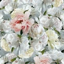 PDG1102/01 Peonia Grande Foscari Fresco Wallpaper By Designers Guild