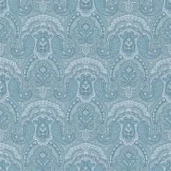 PRL034/06 Crayford Paisley Signature Papers IV Light Blue Wallpaper By Ralph Lauren