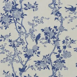 PRL048/05 Marlowe Floral Signature Century Club Porcelain Wallpaper By Ralph Lauren