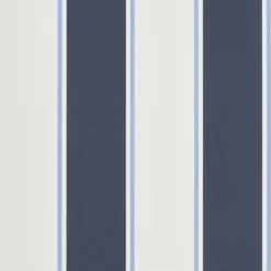 PRL703/03 Mapleton Stripe Signature Florals Midnight Wallpaper By Ralph Lauren