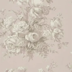 PRL706/03 Francoise Bouquet Signature Papers IV Mauveine Wallpaper By Ralph Lauren