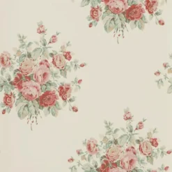 PRL707/05 Wainscott Floral Signature Florals Cream Wallpaper By Ralph Lauren