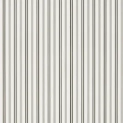 PRL709/04 Basil Stripe Signature Florals Black Wallpaper By Ralph Lauren