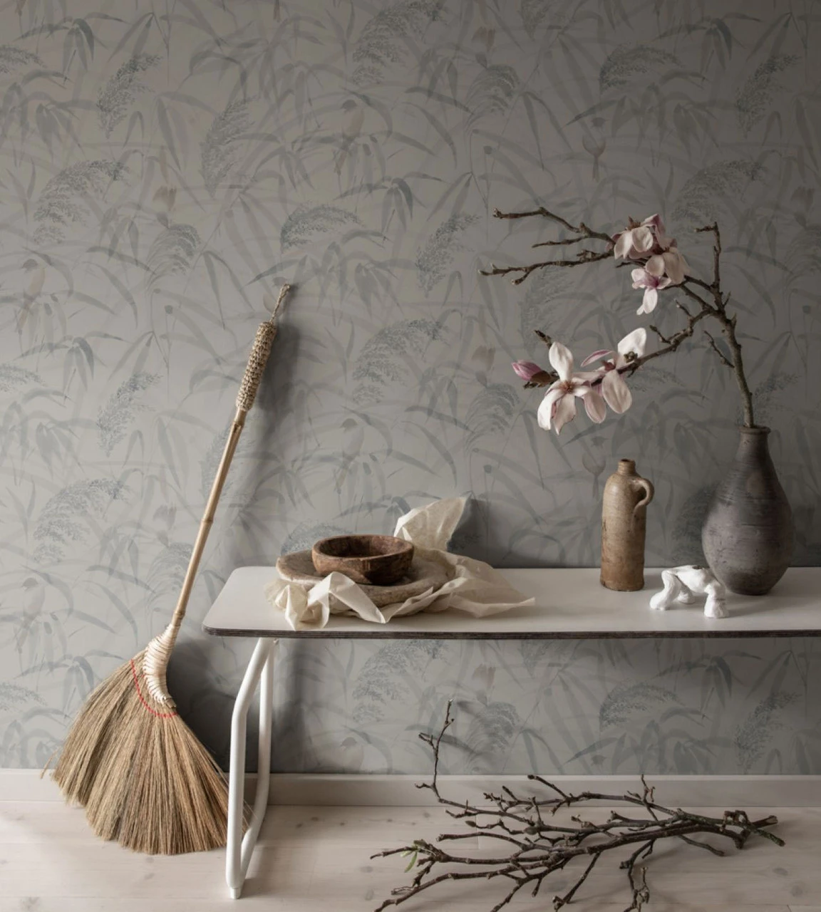 S10108 Anna Jordnara Misty Blue Wallpaper By Sandberg 2 S10108 Anna Jordnara Misty Blue Wallpaper By Sandberg - Image 2