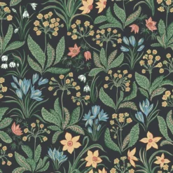 S10161 Huset I Solen Huset I Solen Charcoal Wallpaper By Sandberg