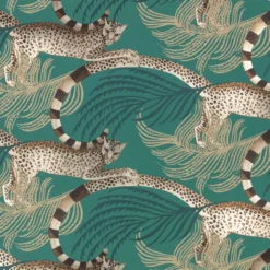 W450/05 Delilah Temperley London Jade Wallpaper By Romo