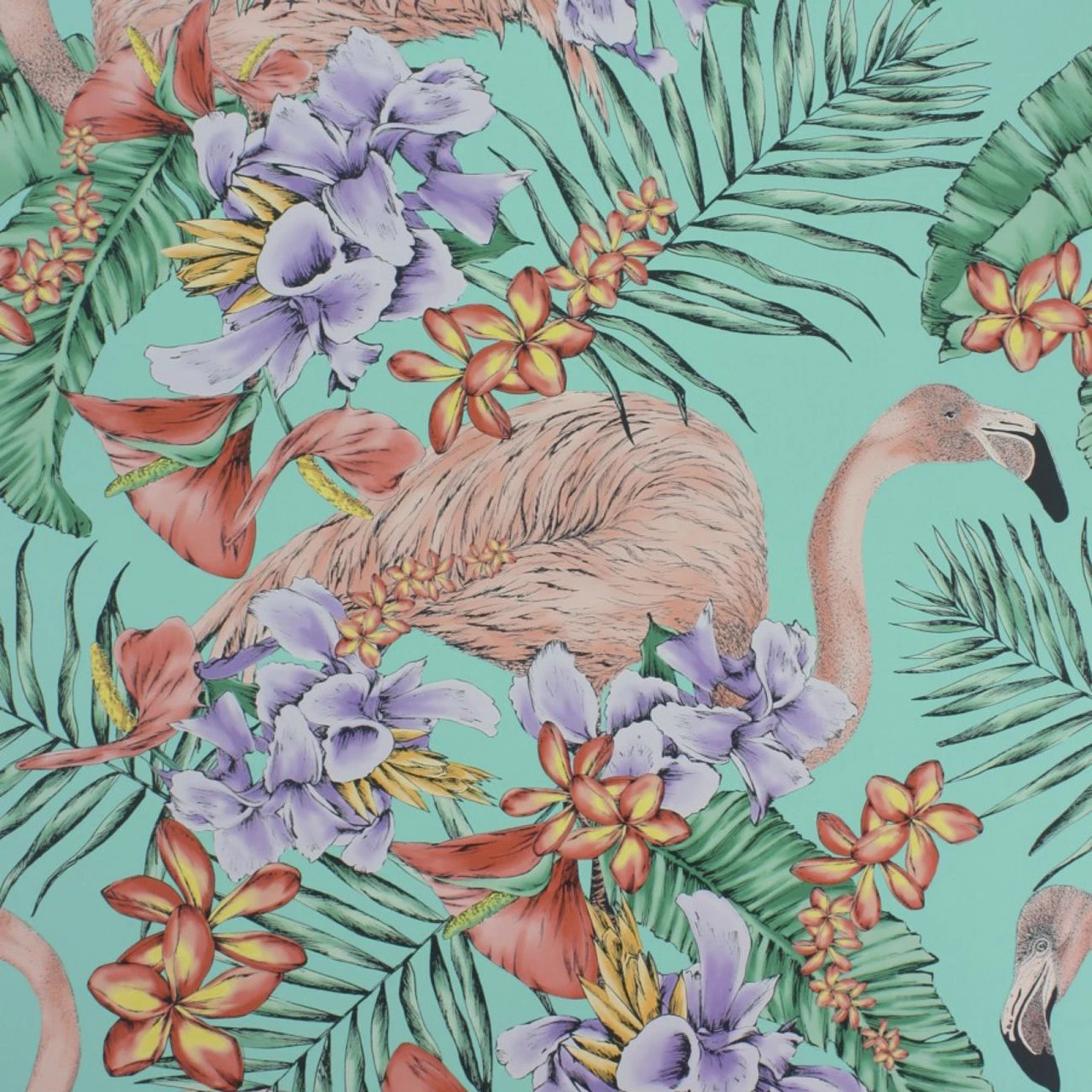 W6800-01 Flamingo Club Wallpaper By Matthew Williamson 1 W6800-01 Flamingo Club Wallpaper By Matthew Williamson