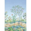 W7817-01 Mythica Mural Rhapsody Azure Wallpaper By Osborne & Little