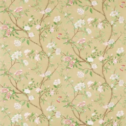 NTP06001 Nostell Priory Cotswolds Manor Old Gold And Green Wallpaper By Zoffany