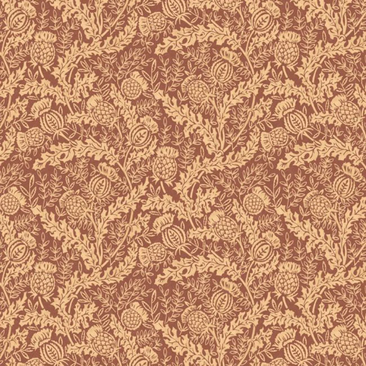 FG108/H113 Mulberry Thistle Print Club Plum Wallpaper By Mulberry Home 1 FG108/H113 Mulberry Thistle Print Club Plum Wallpaper By Mulberry Home