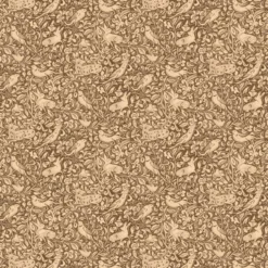 FG110/K74 Hedgerow Print Club Espresso Wallpaper By Mulberry Home