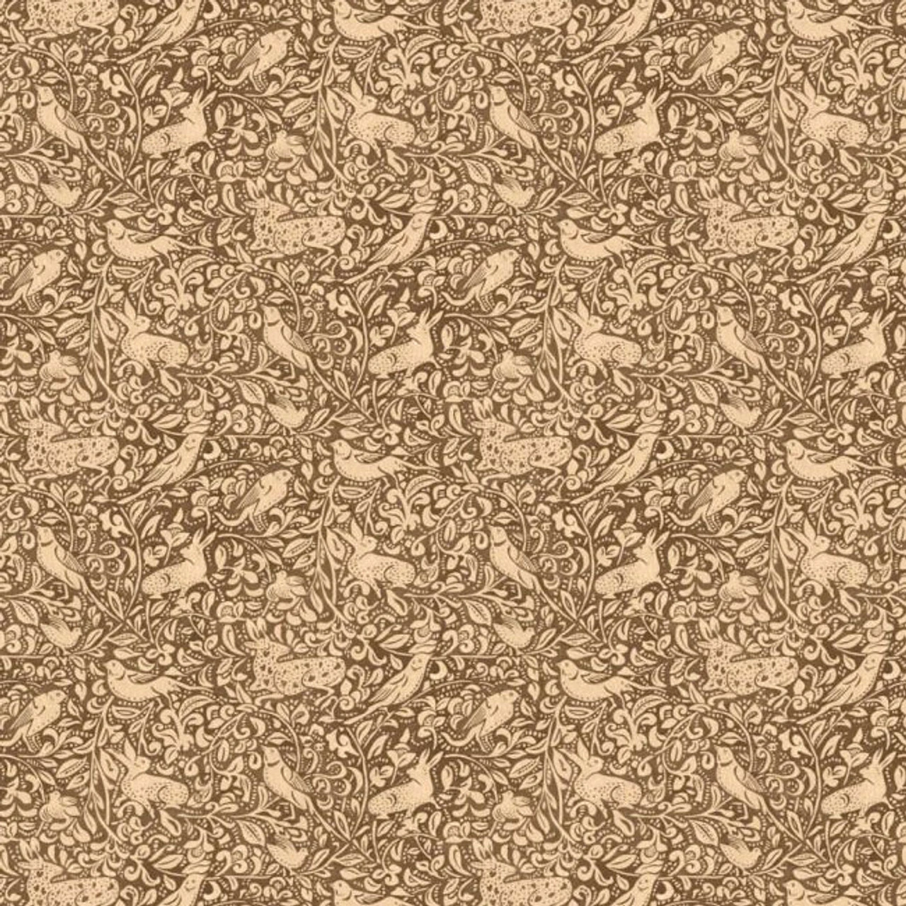 FG110/K74 Hedgerow Print Club Espresso Wallpaper By Mulberry Home 1 FG110/K74 Hedgerow Print Club Espresso Wallpaper By Mulberry Home