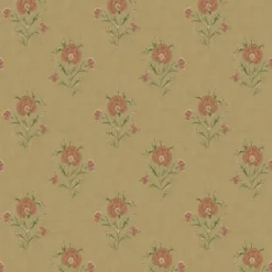 FG111/R107 Somerton Print Club Moss Wallpaper By Mulberry Home