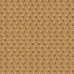 FG113/T128 Mulberry Sprig Print Club Ochre Wallpaper By Mulberry Home