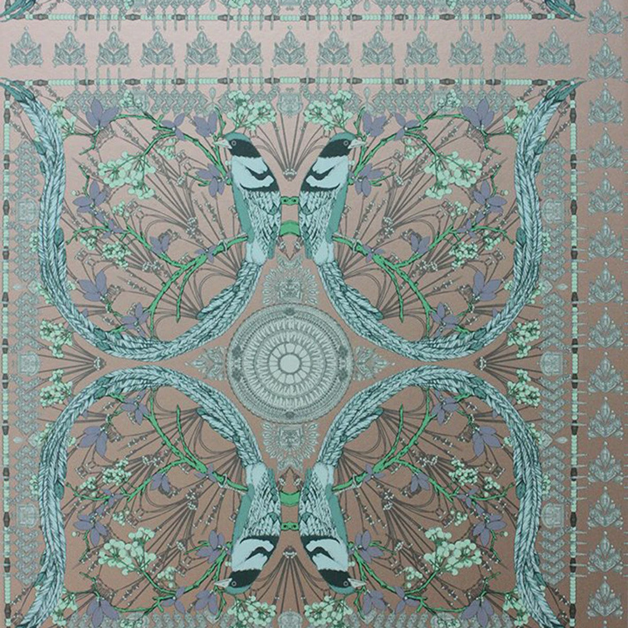 W7143/05 Lyrebird Wallpaper By Matthew Williamson Wallpaper Collection 1 W7143/05 Lyrebird Wallpaper By Matthew Williamson Wallpaper Collection